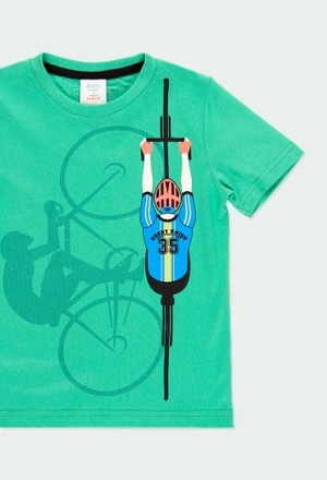 T-Shirt gestrickt "fahrrad" für junge_4