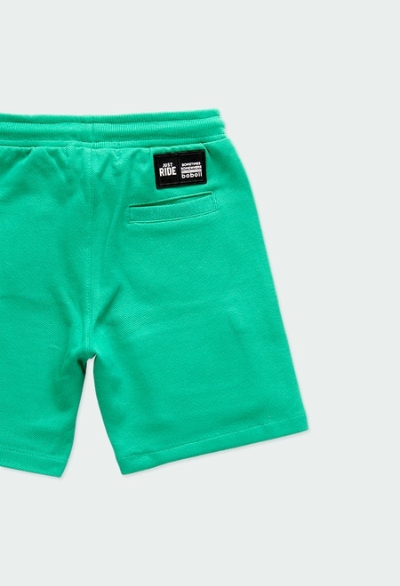 Fleece bermuda shorts for boy_4