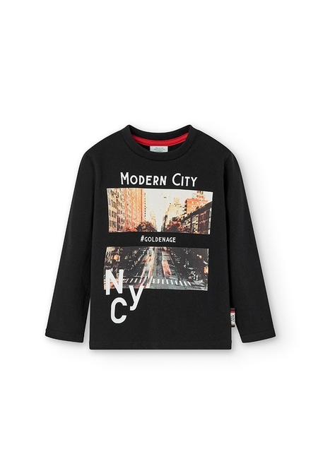 Knit t-Shirt "new york" for boy_1