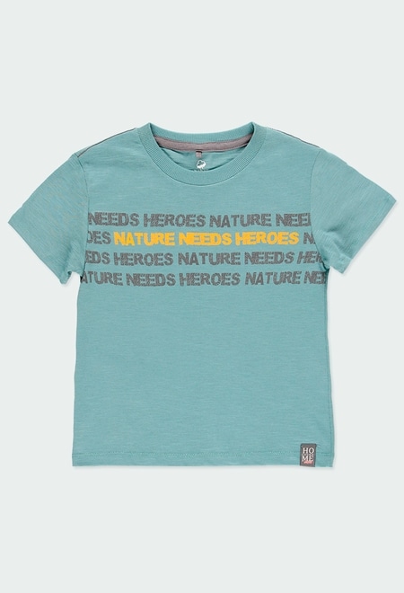 T-Shirt tricot flame pour garçon - organique_1