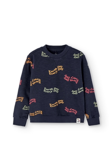 Fleece sweatshirt for boy - organic_2
