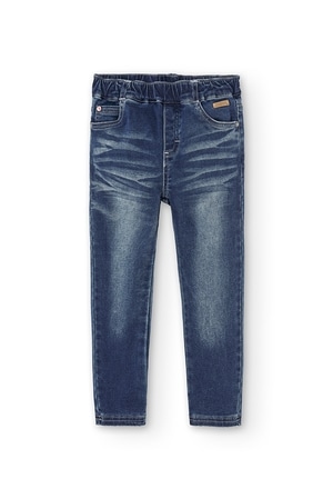 Pantaloni jeans elasticizzati per ragazzo_1
