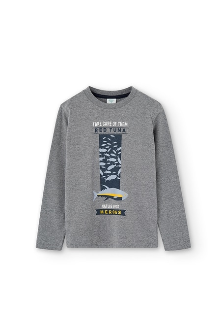Knit t-Shirt basic for boy_2