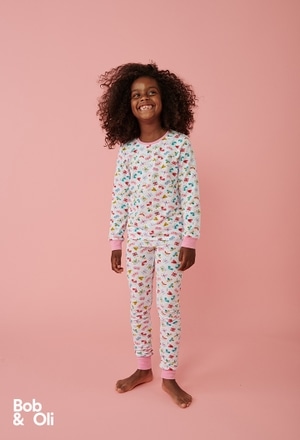 Pijama "borboleta" para menina - orgânico_1