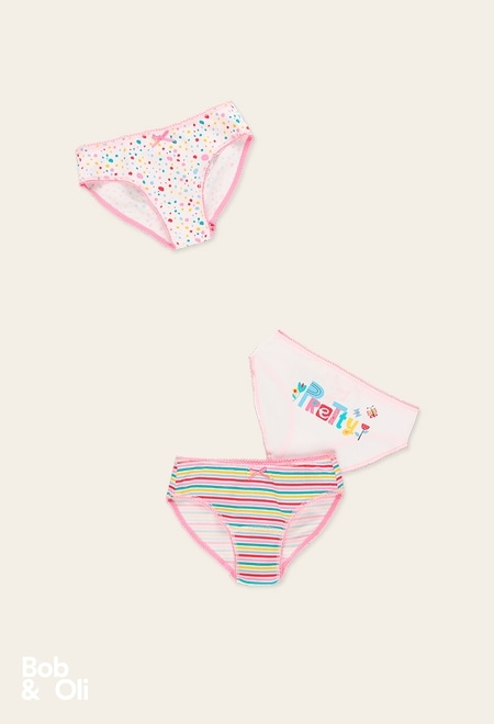 Pack 3 knickers for girl - organic_7