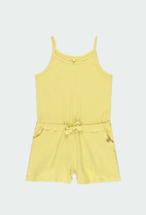 Knit jumpsuit for girl ORGANIC_1