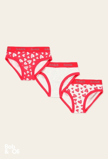 Pack 3 knickers for girl - organic_1