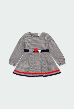 Knit dress for baby girl_1