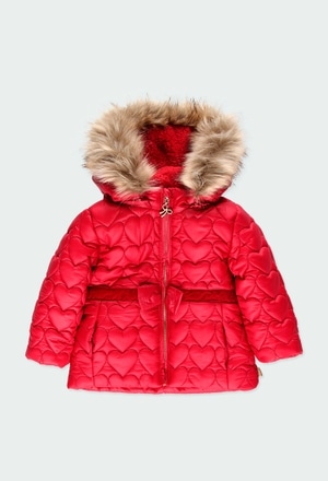 Technical fabric parka for baby girl_1