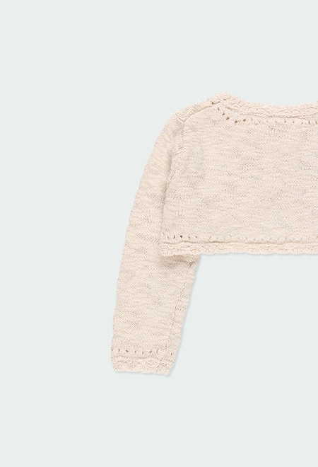 Bolero tricot para o bebé menina_4