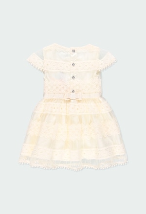 Tulle dress embroidery for baby girl_3
