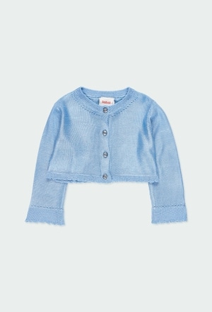 Knitwear jacket for baby girl_1