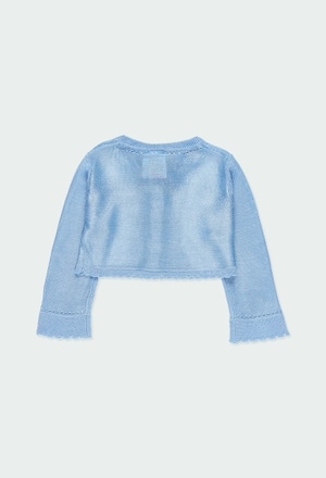 Casaco tricot para o bebé menina_2