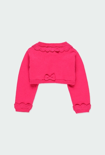 Bolero tricoté pour bébé fille_2