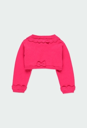 Bolero tricoté pour bébé fille_2