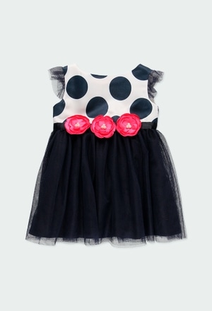 Dress with tulle for baby girl_2
