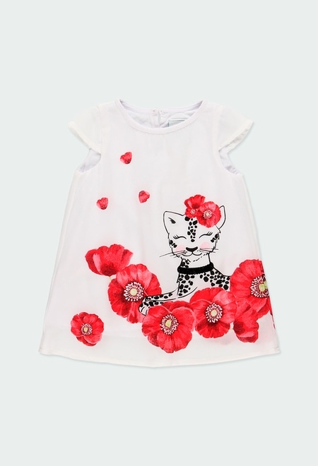 Chiffon dress "poppy" for baby girl_1