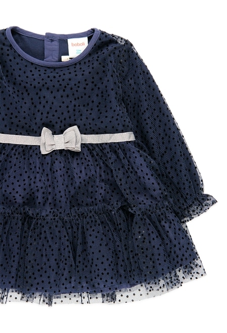 Tulle dress polka dot for baby girl_4