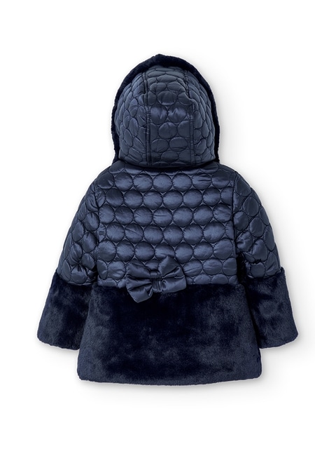Technical fabric parka for baby girl_6