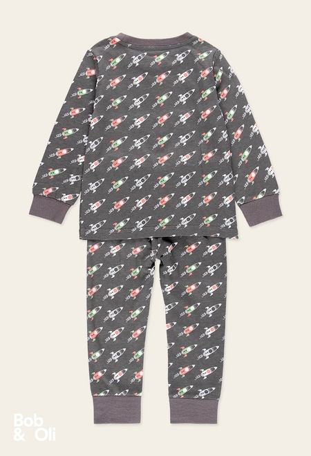 Pyjamas rockets for boy - organic_2