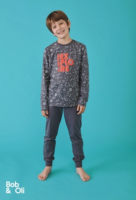 Knit pyjamas for boy - organic_1