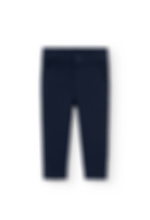 Stretch fleece trousers for baby boy