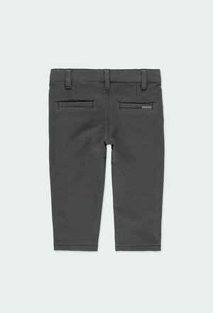 Stretch fleece trousers for baby boy_2