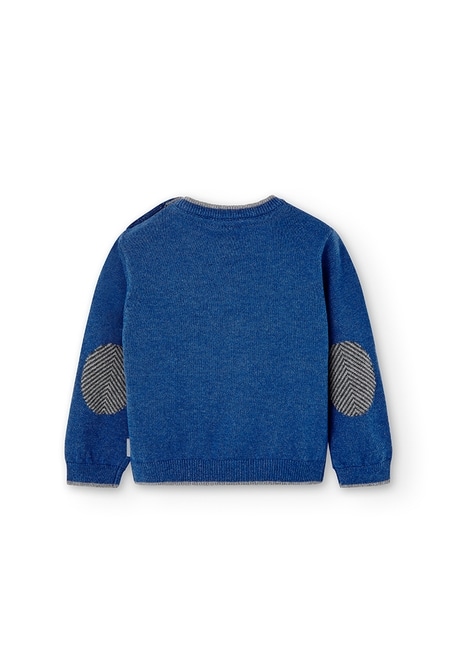 Pullover tricot "pinguim" para o bebé menino_2