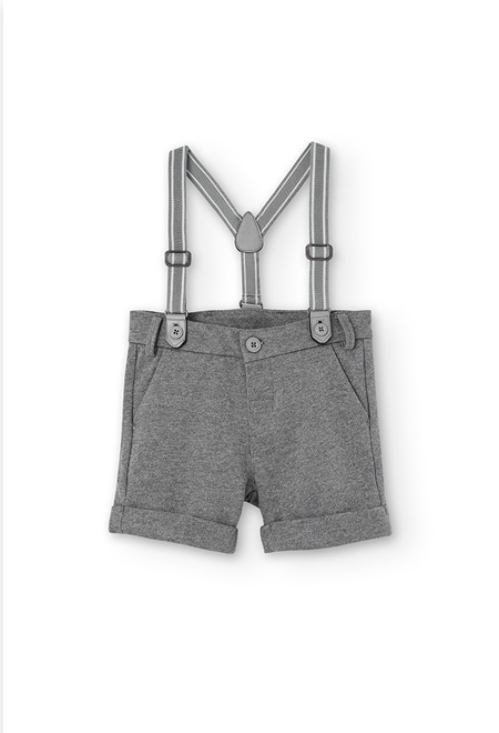 Knit bermuda shorts for baby boy_1