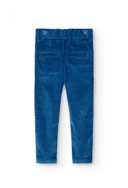 Microcorduroy trousers stretch for baby boy_2