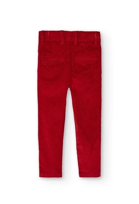 Microcorduroy trousers stretch for baby boy_2