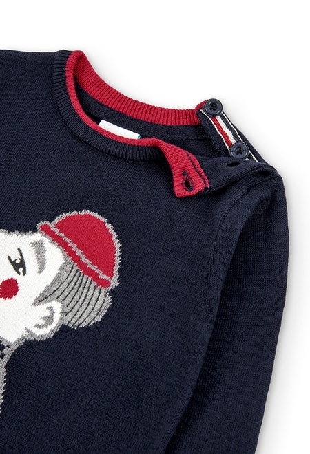 Pullover tricot para o bebé menino_4