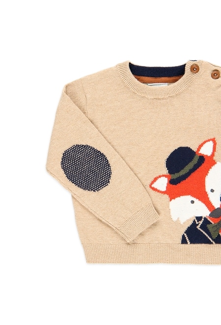 Knitwear pullover "fox" for baby boy_5