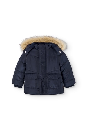Technical fabric parka for baby boy_1