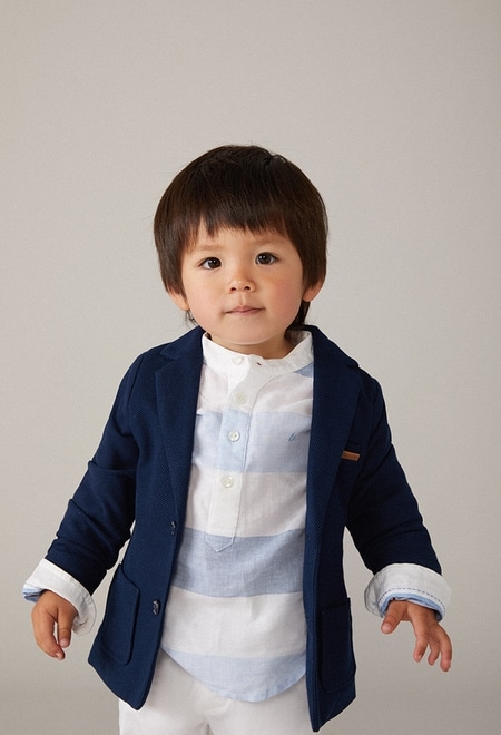 Knit Blazer Fantasy Knit Baby Boy