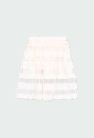 Tulle skirt embroidery for girl_2