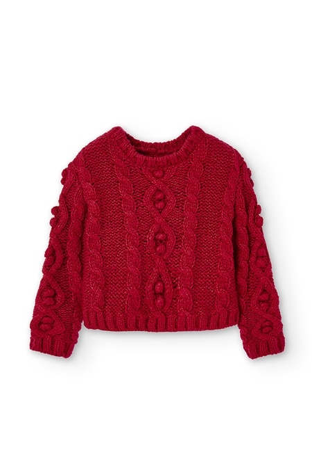 Pullover tricot fantasia para menina_1