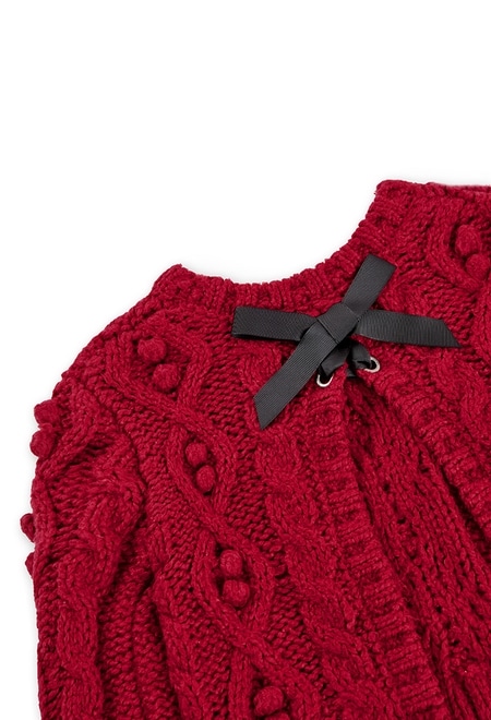 Pullover tricot fantasia para menina_4