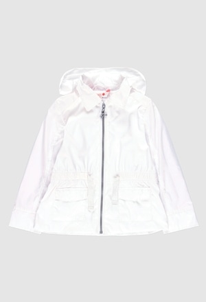 Technical fabric parka for girl_1