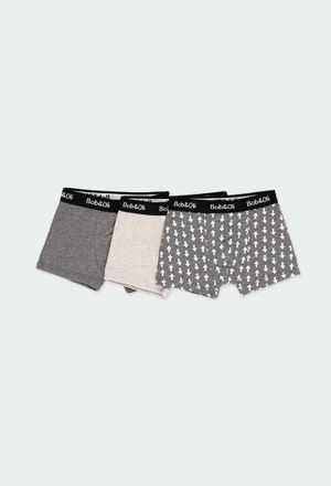 Pack 3 boxers for boy - organic_1