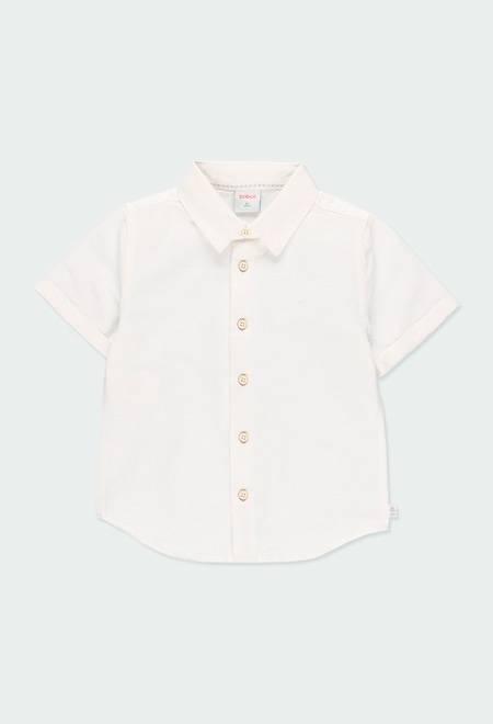 Linen shirt short sleeves for boy_1
