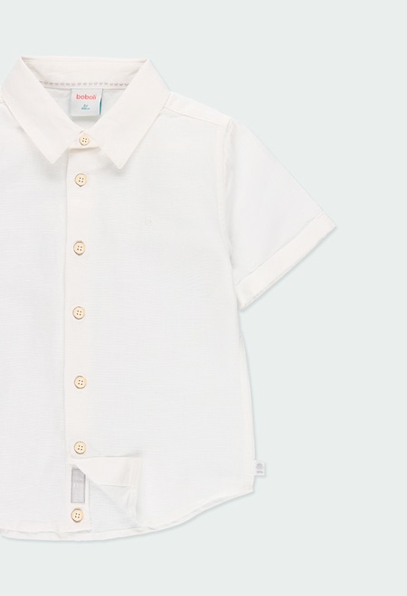 Linen shirt short sleeves for boy_2