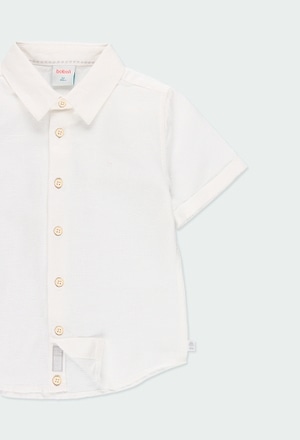 Camisa lino manga corta de niño_2