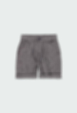 Linen bermuda shorts denim for boy