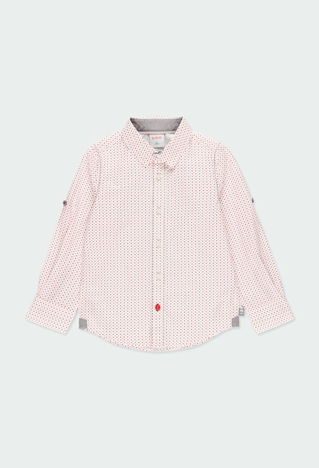Camisa poplin geométricas para menino_1