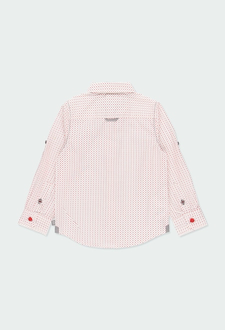 Poplin shirt geometric for boy_2