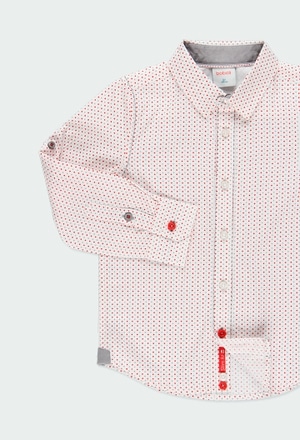Poplin shirt geometric for boy_3