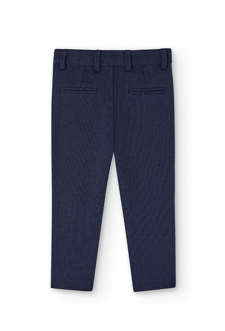 Knit trousers jacquard for boy_2