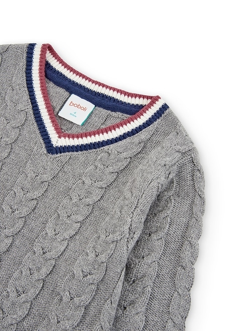 Pullover tricot para menino_4