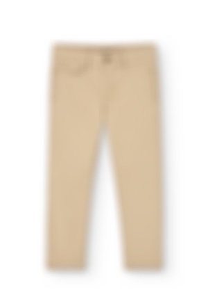 Stretch satin trousers for boy